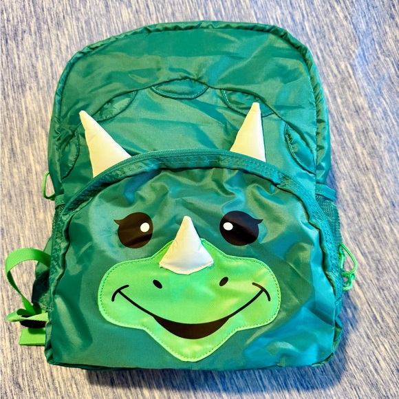 Other - Green Triceratops Dinosaur Kids Backpack